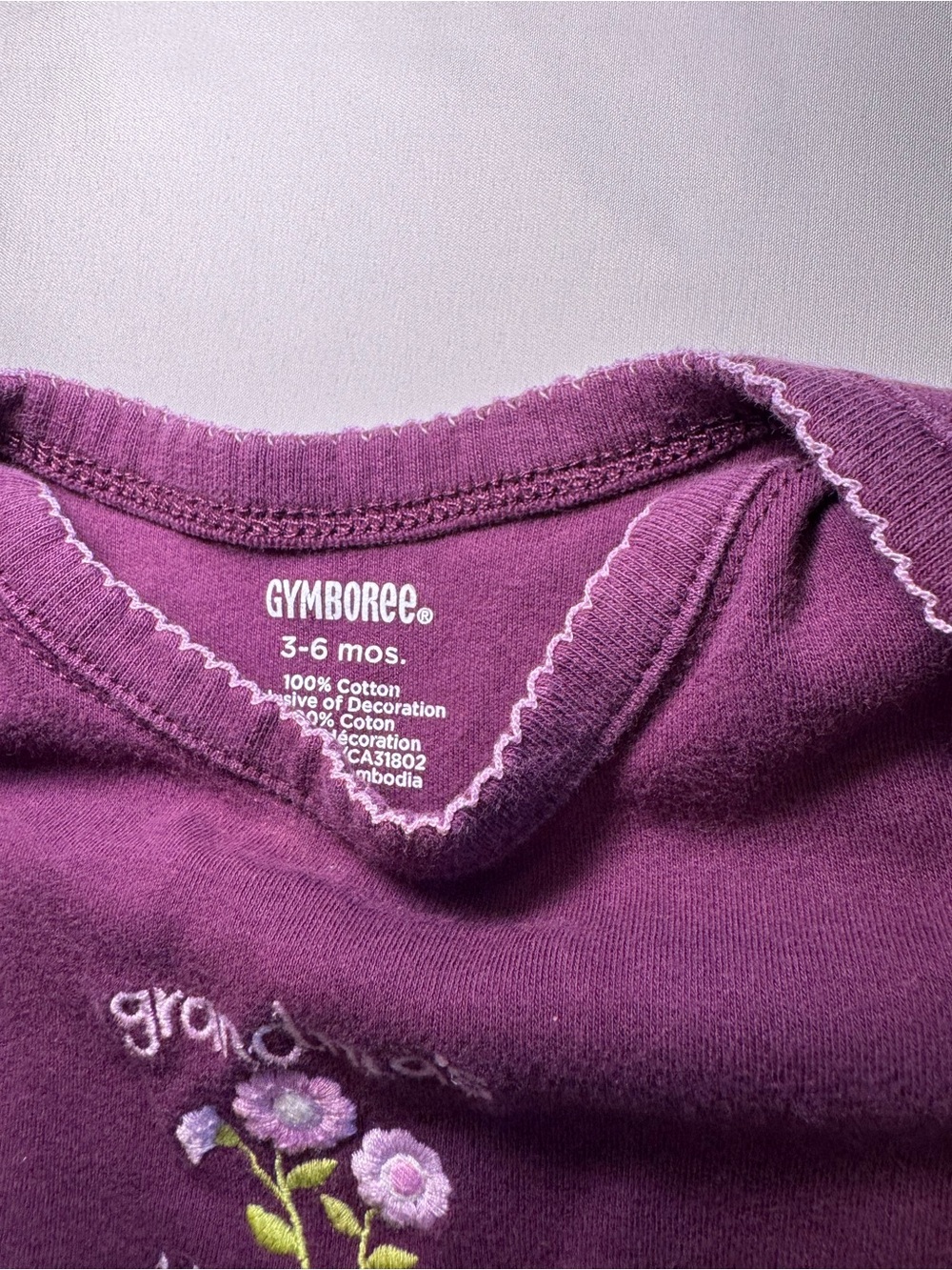 Carters ‘Grandma's Little Sweetie' Bodysuit/Pink Hooded Jacket Set/Diaper Cover - Picture 3 of 9